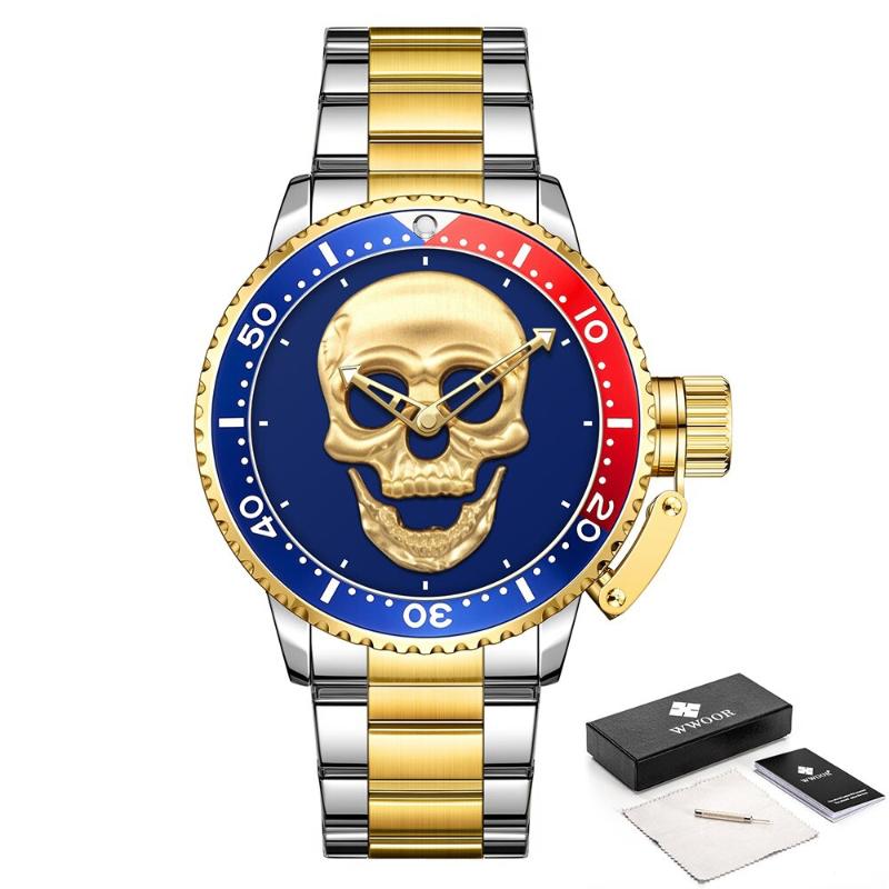 UPDATE PRODUCT TYPE - Supreme Skull Dial Luminous Sport Quartz Watches