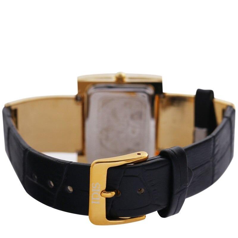 UPDATE PRODUCT TYPE - Unique Style Rectangular Case Vegan Leather Strap Quartz Watches