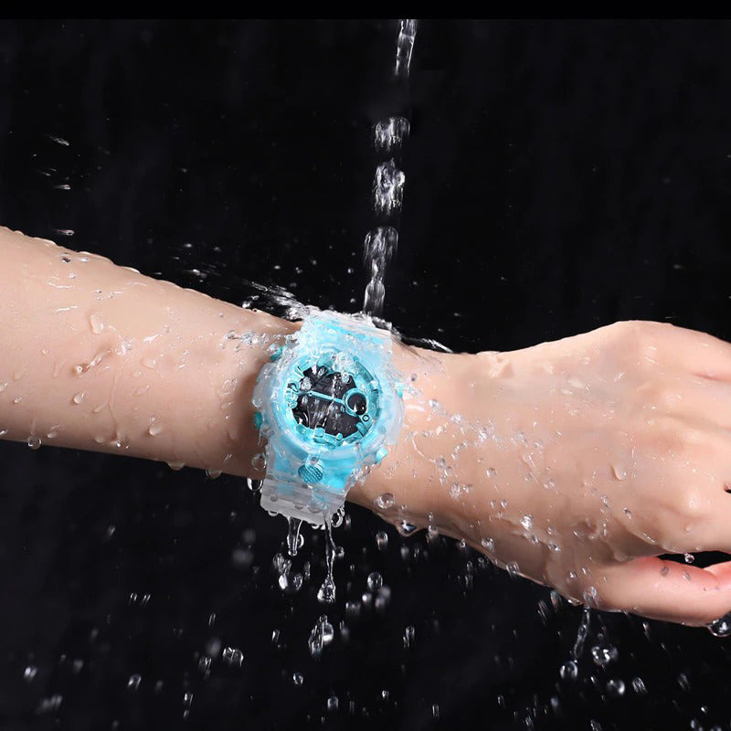 Children's Transparent Waterproof Digital Sports Watches