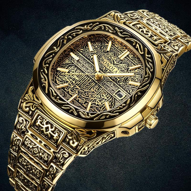 Watch - Deluxe Vintage Carved Quartz Watch