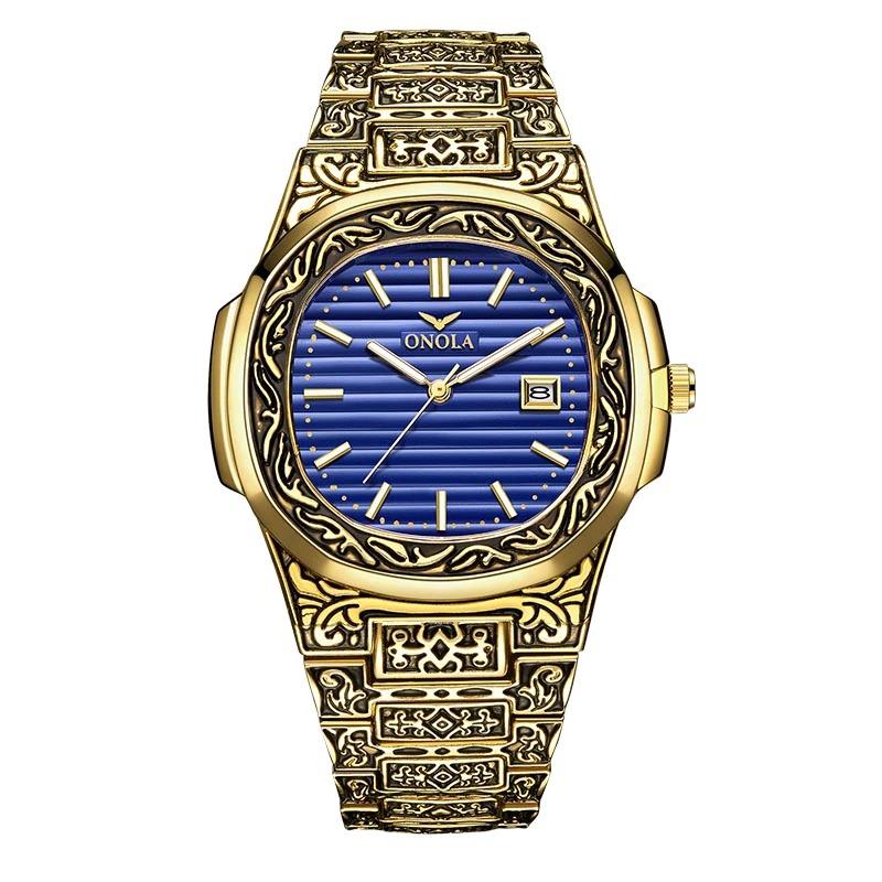 Watch - Deluxe Vintage Carved Quartz Watch