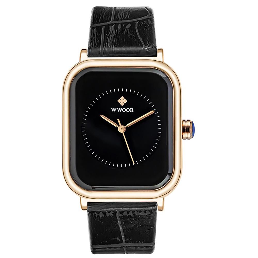 Watch - Elegant Square Case With Sophisticated Band Quartz Watch