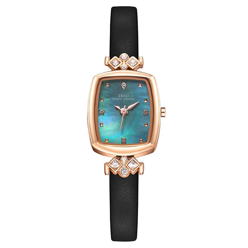 Watch - Exquisite Rectangular Dial With Rhinestones Quartz Watch