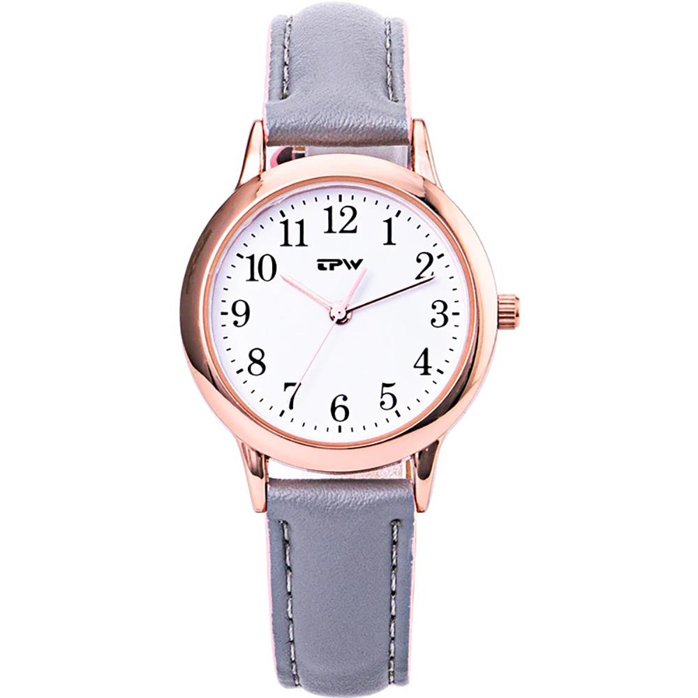 Watch - Fascinating Sweet Color Leather Strap Quartz Watch