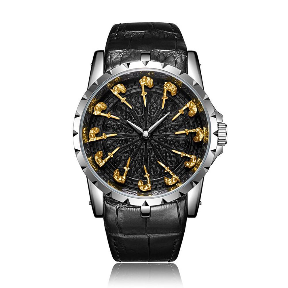 Watch - High-class Quartz Watch With Twelve Knights Guard Time