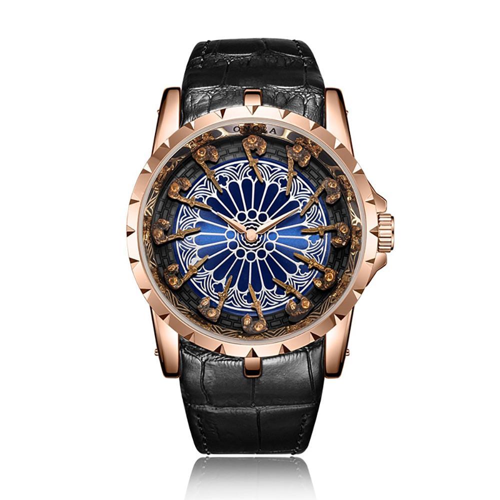 Watch - High-class Quartz Watch With Twelve Knights Guard Time