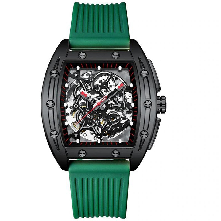 Watch - High-End Barrel-Shaped Automatic Mechanical Watch