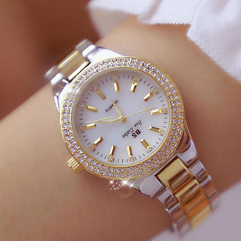 Watch - Luxurious Rhinestone Embellished Quartz Watch