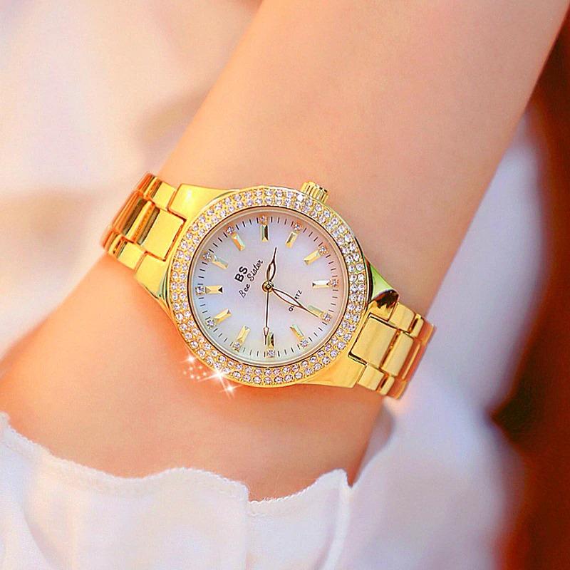 Watch - Luxurious Rhinestone Embellished Quartz Watch