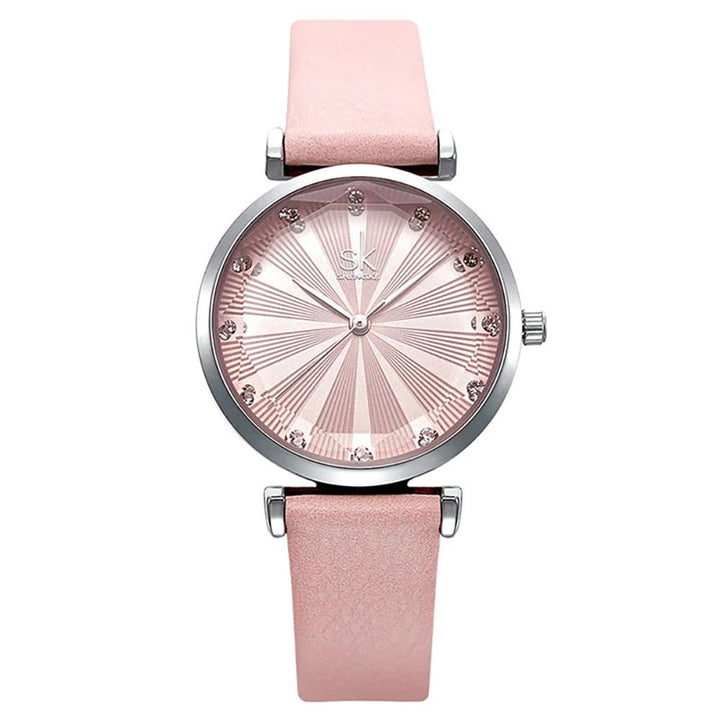 Watch - Luxurious Rhinestone With Chic Band Quartz Watch