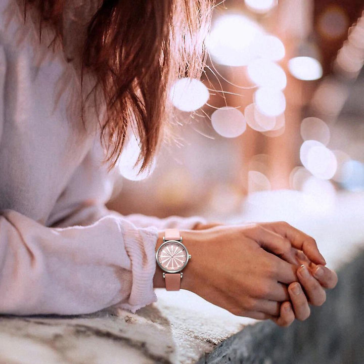 Watch - Luxurious Rhinestone With Chic Band Quartz Watch