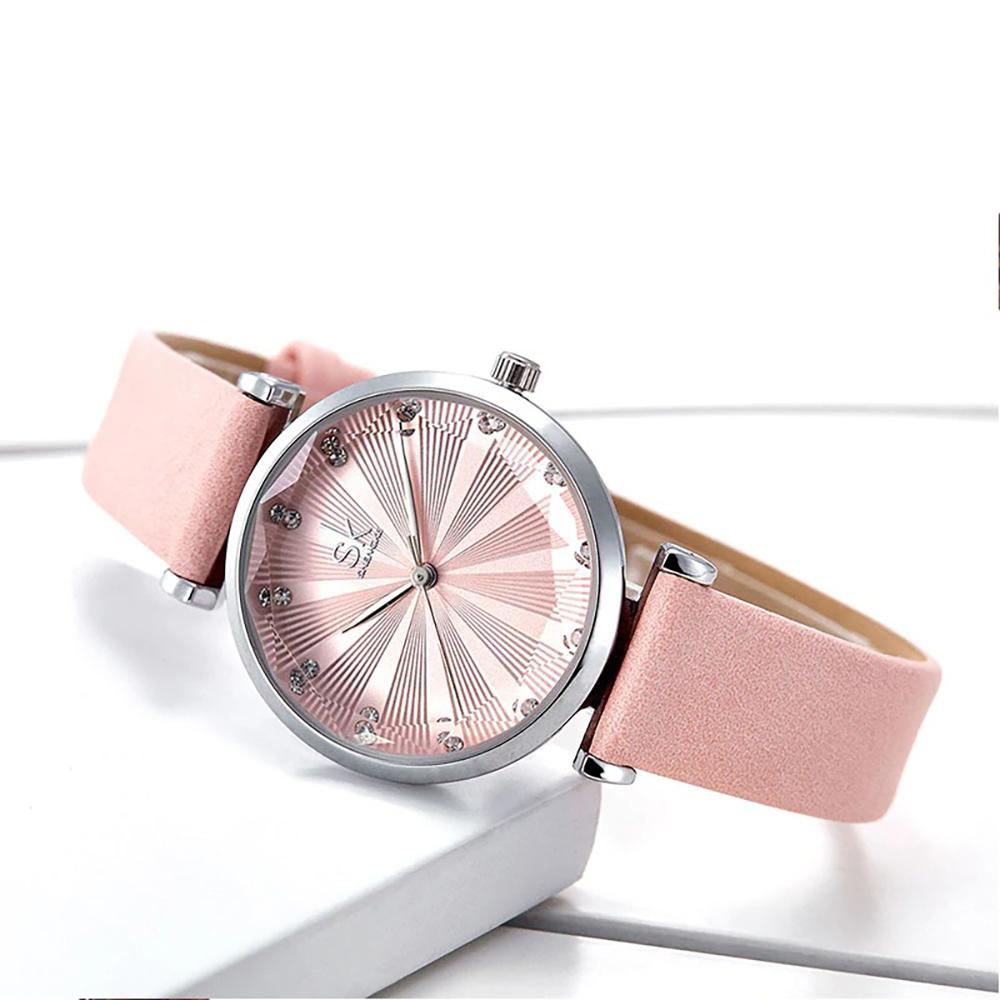 Watch - Luxurious Rhinestone With Chic Band Quartz Watch