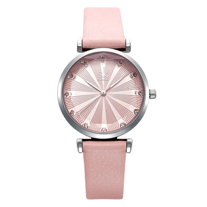 Watch - Luxurious Rhinestone With Chic Band Quartz Watch