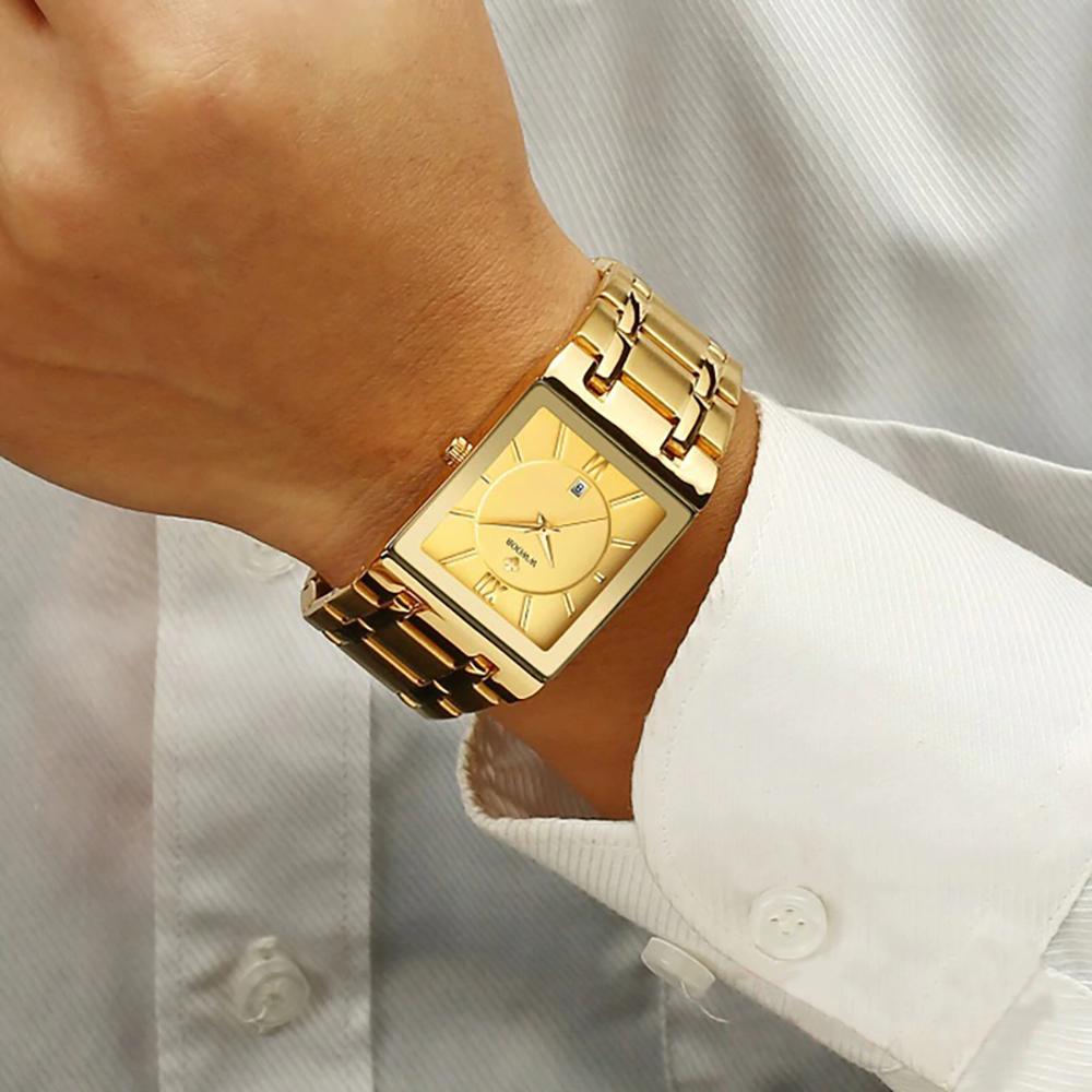 Watch - Luxurious Waterproof Square Quartz Watch
