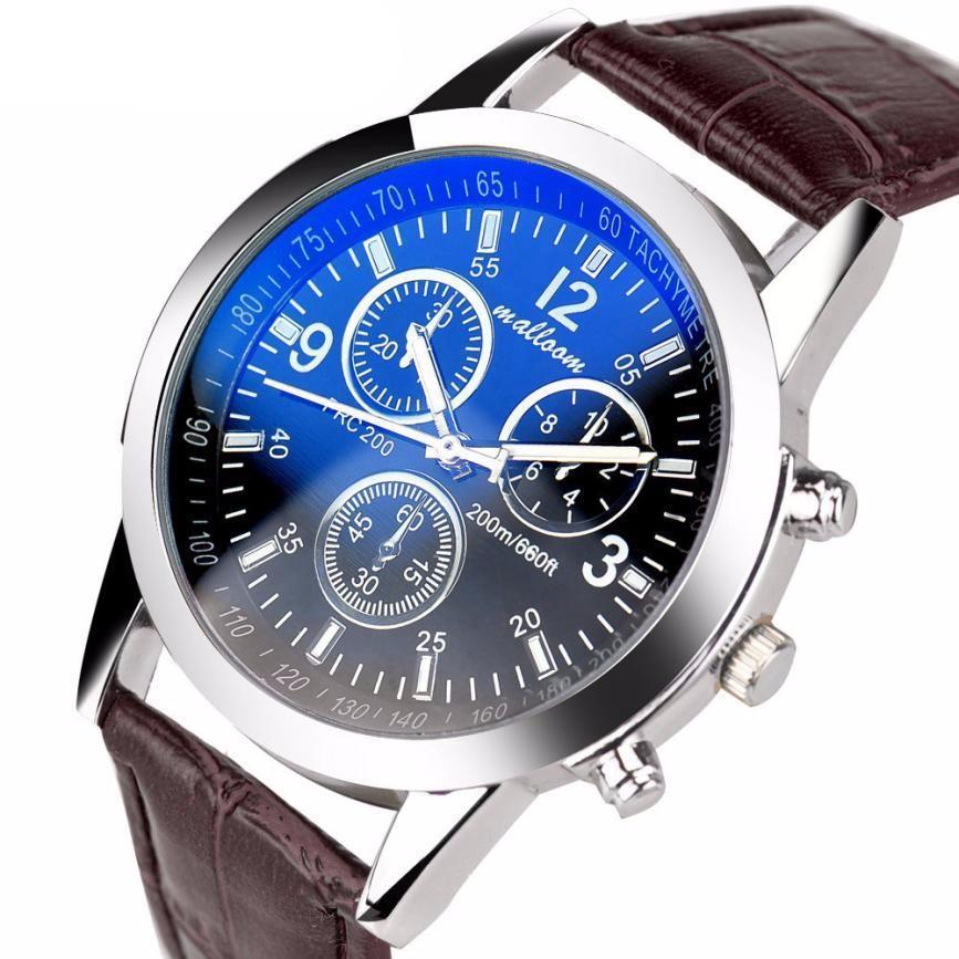 Watches - Classic Roman Numeral Luxury Leather Watches