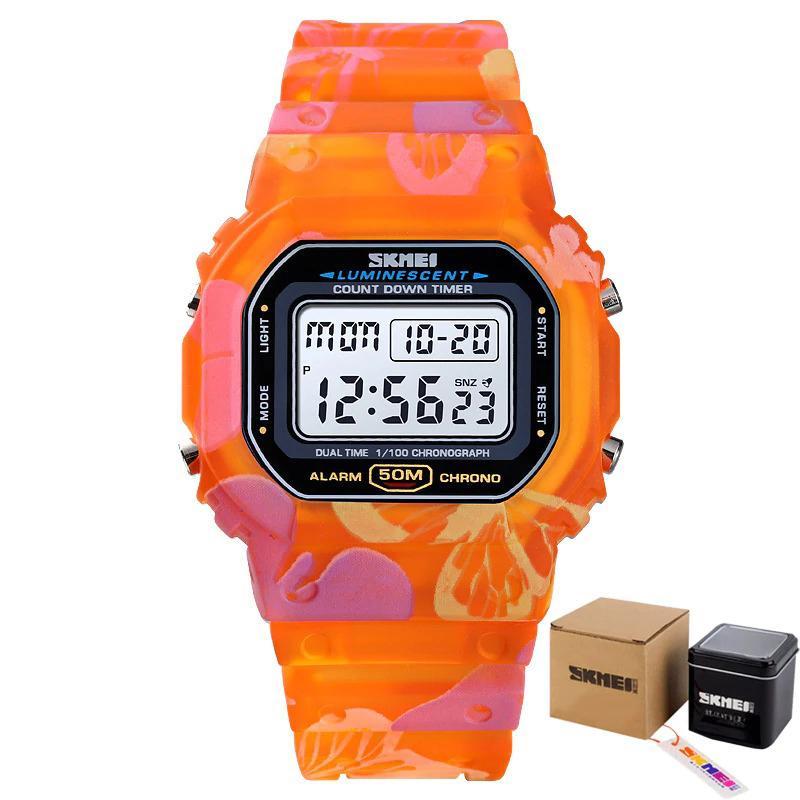 Watches - Colorful Printed Butterfly Strap Digital Watch