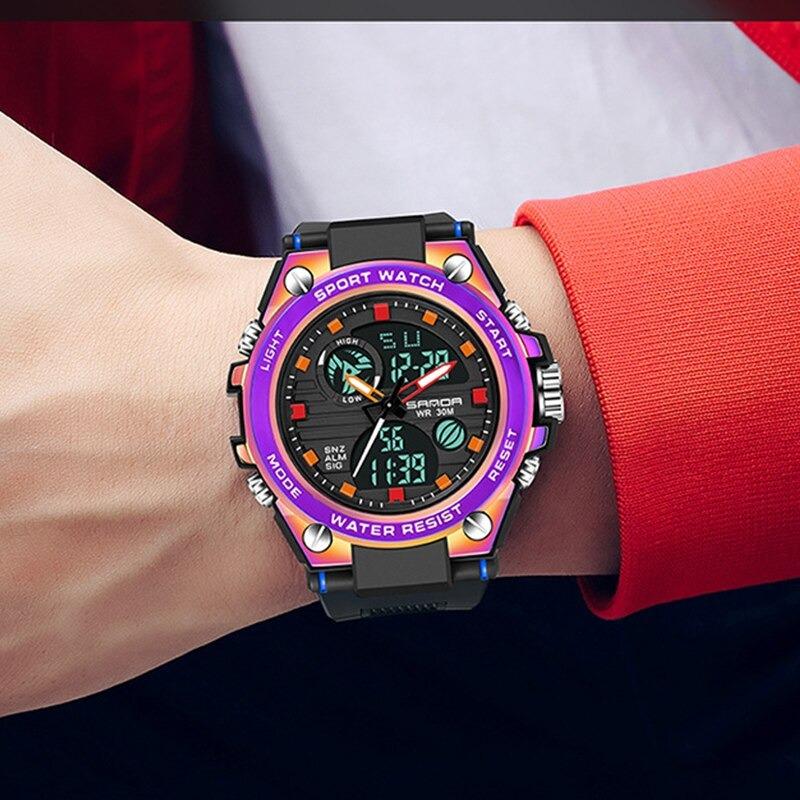 Watches - Cool Sporty Multicolor Electronic Chronograph Digital Watches