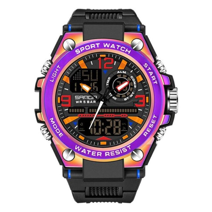 Watches - Cool Sporty Multicolor Electronic Chronograph Digital Watches