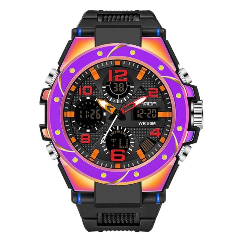 Watches - Cool Sporty Multicolor Electronic Chronograph Digital Watches