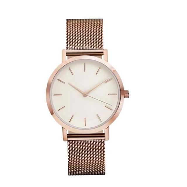 Watches - Fashion Crystal Stainless Steel Quartz Watch For Women