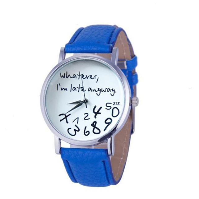 Watches - I Am Late Anyway Wrist Watch