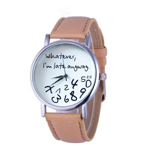 Watches - I Am Late Anyway Wrist Watch
