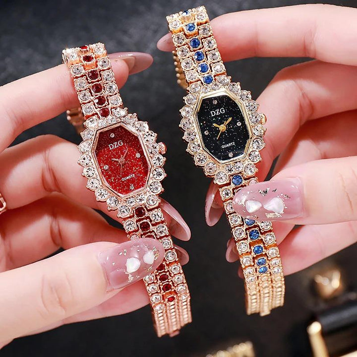 Watches - Multicolor Rhinestone Bejeweled Starry Night Sky Quartz Watches