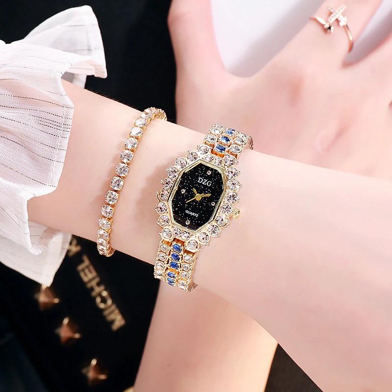 Watches - Multicolor Rhinestone Bejeweled Starry Night Sky Quartz Watches