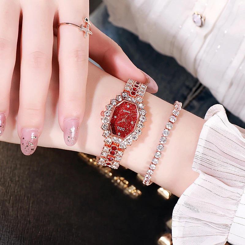 Watches - Multicolor Rhinestone Bejeweled Starry Night Sky Quartz Watches