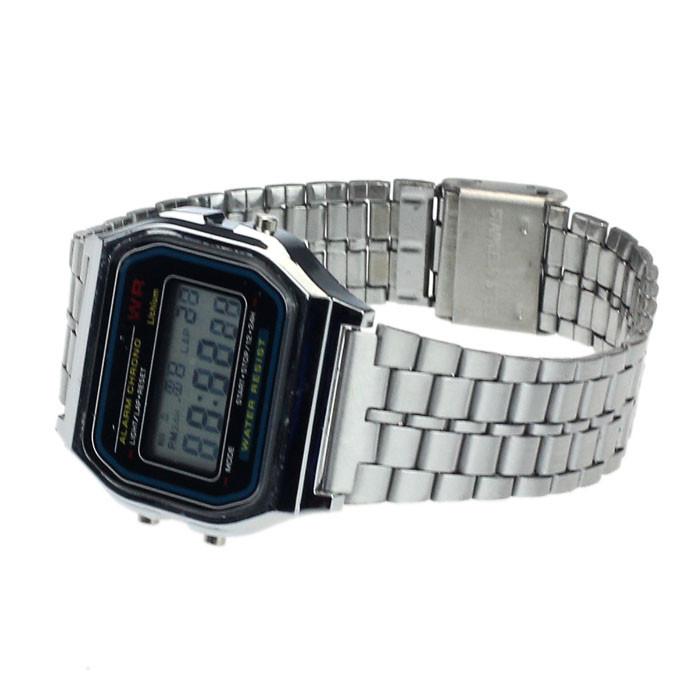 Watches - Stainless Steel Digital LED Wrist Watch
