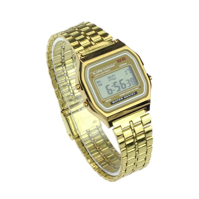Watches - Stainless Steel Digital LED Wrist Watch