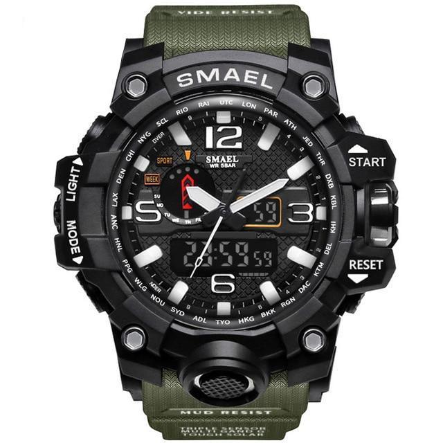 Watches - The Camouflage⢠50M Waterproof Dual Time Military Wristwatch