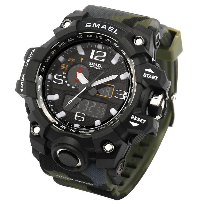 Watches - The Camouflage⢠50M Waterproof Dual Time Military Wristwatch