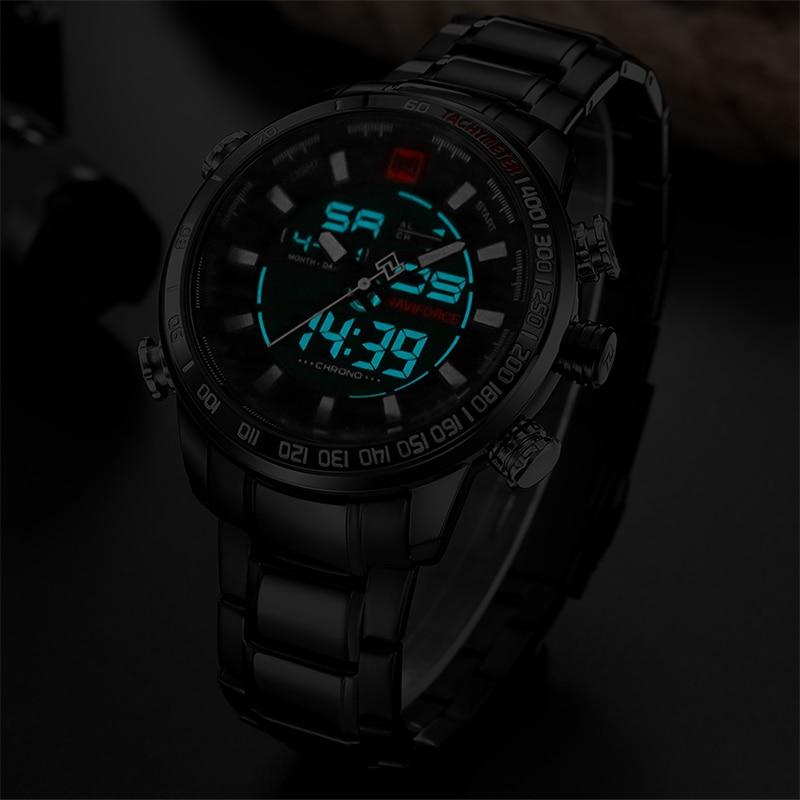Watches - The Force™ Analog Digital Stainless Watch