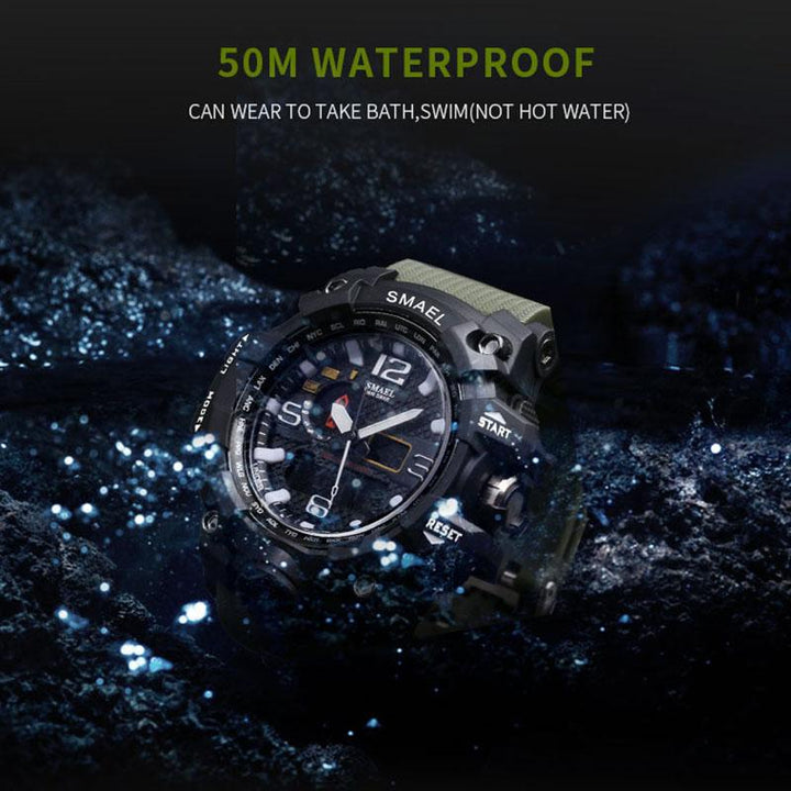 Watches - The Mudmasterâ„¢  5Bar Waterproof LED Wristwatch