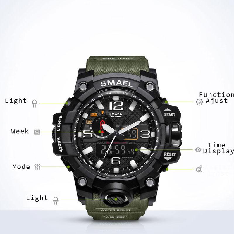 Watches - The Mudmasterâ„¢  5Bar Waterproof LED Wristwatch