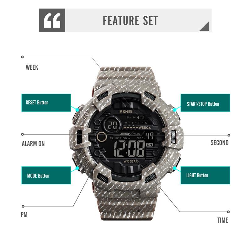 Waterproof Fashion Collection Sport Watch For Men