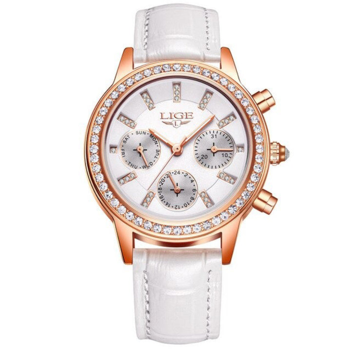 Women's Elegant Rhinestone Inlaid Watch Collection