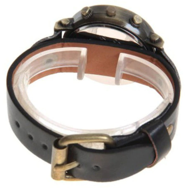 Classic Musical Note Dial with Unique Vegan Leather Strap Quartz Watches