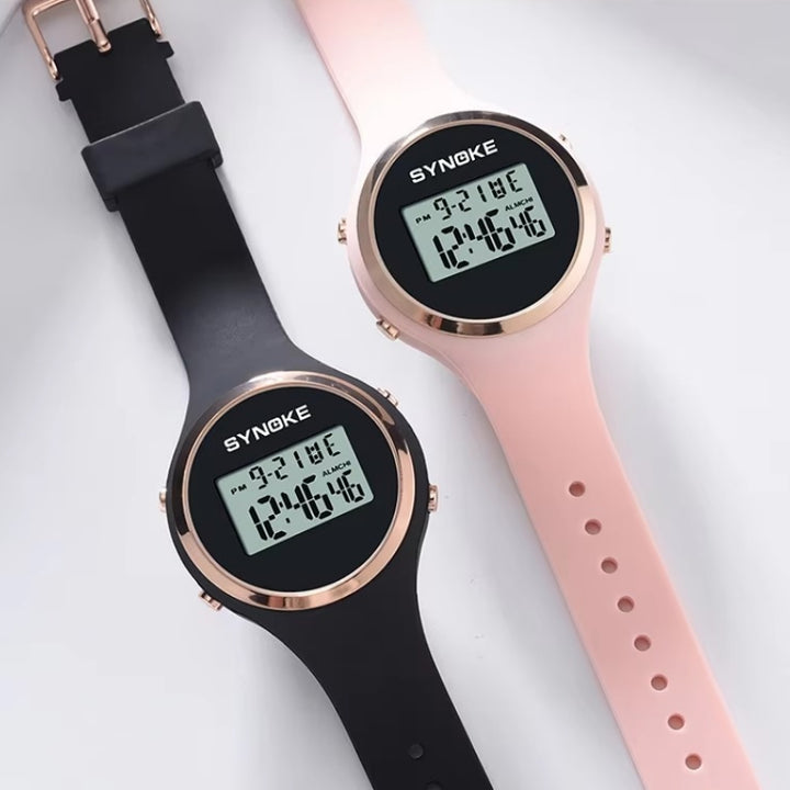 Delicate Digital LED Display Wristwatches for Women