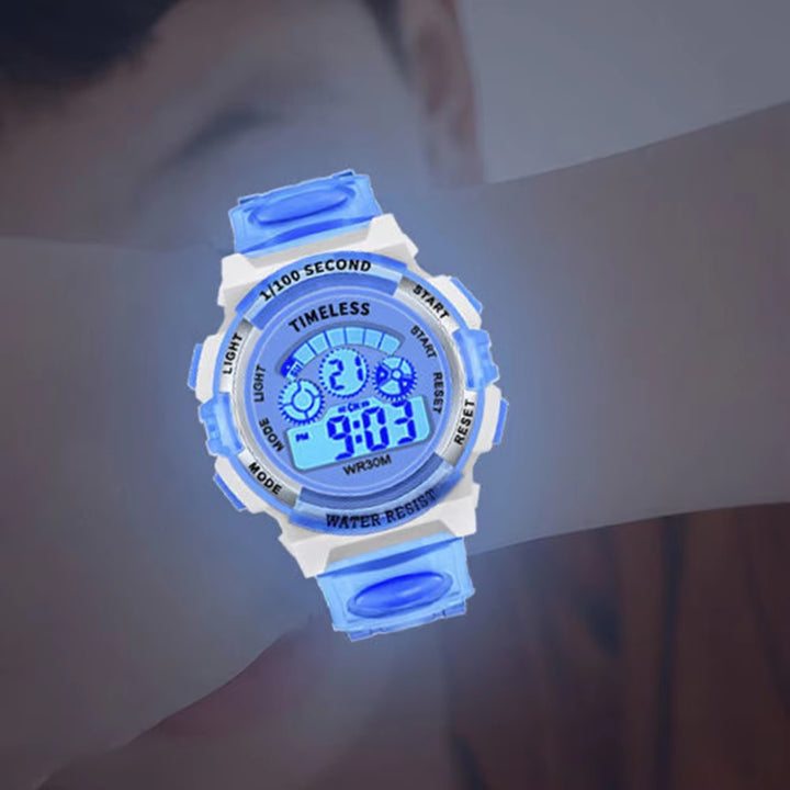 The Rrecreational™ Fashion Waterproof Luminous Kid's Sportswatch