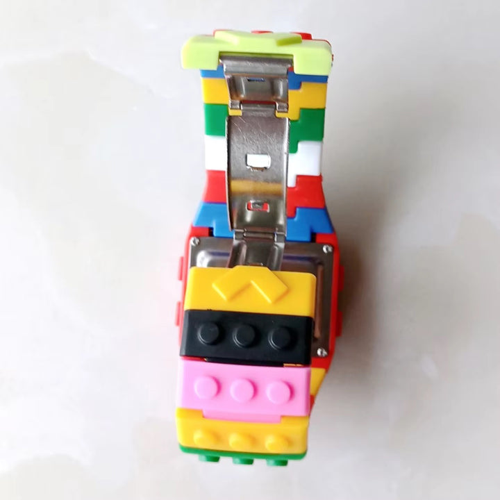 Fun and Bright Building Blocks Digital Fashion Watch