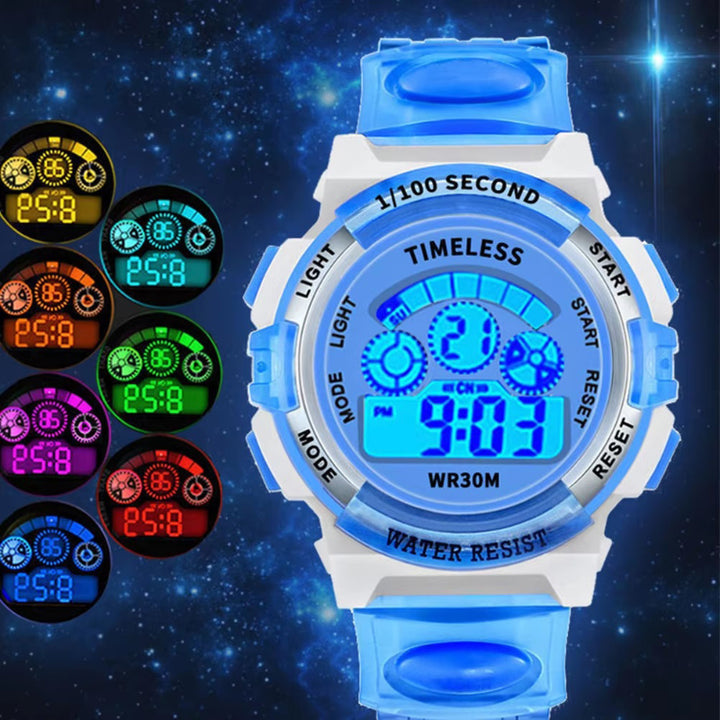 The Rrecreational™ Fashion Waterproof Luminous Kid's Sportswatch