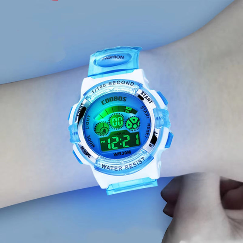 The Rrecreational™ Fashion Waterproof Luminous Kid's Sportswatch