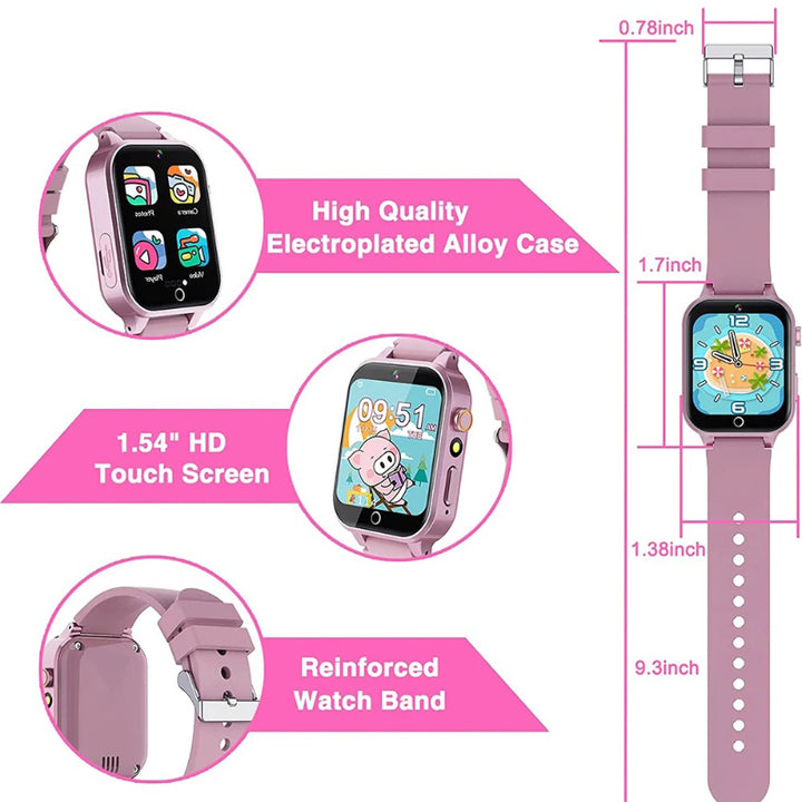 High Resolution Touch Screen Multi-functional Kid's Smart Watch