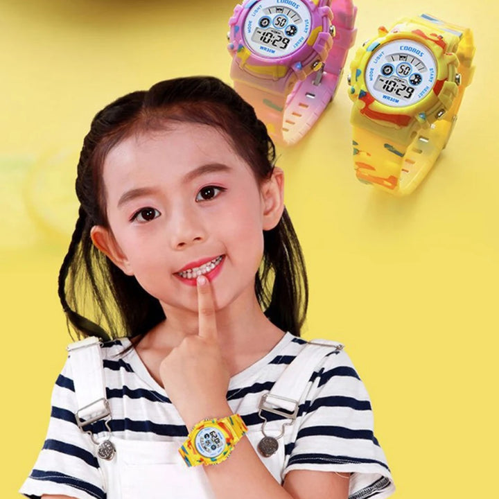Luminous Children's Camouflage Digital Outdoor Sports Watch