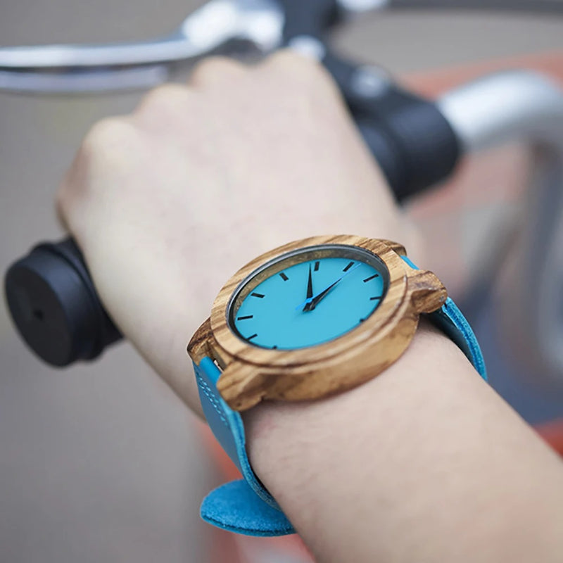 Minimalist Wooden Couple Quartz Watches