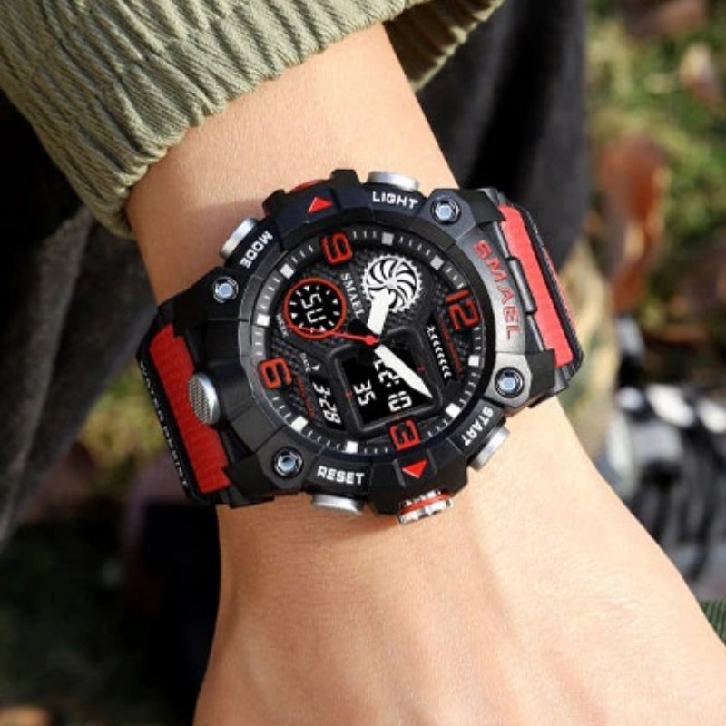 Multi-display Hybrid Dial Sportswatch for Men