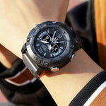 Multi-color Hybrid Dial Display Sportswatch for Men