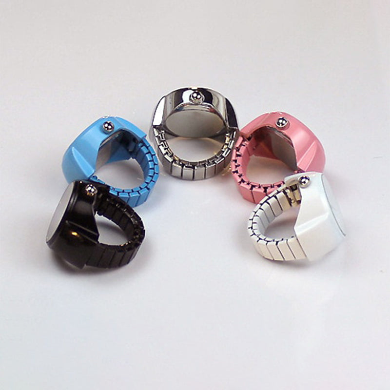 Fun and Unique Candy Color Quartz Watch Rings